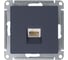 Розетка компьютерная Systeme Electric (Schneider Electric) ATLASDESIGN RJ45, ГРИФЕЛЬ ATN000783 3