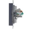 Розетка компьютерная Systeme Electric (Schneider Electric) ATLASDESIGN RJ45, ГРИФЕЛЬ ATN000783 6