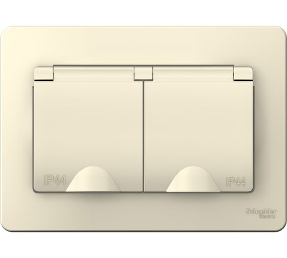 Розетка Systeme Electric BLANCA IP44 МОЛОЧНЫЙ BLNRS441122 1