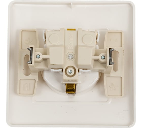 Розетка Systeme Electric BLANCA с заземлением без шторок, МОЛОЧНЫЙ BLNRS001012