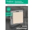 1-клавишный выключатель Systeme Electric (Schneider Electric) ATLASDESIGN сх.1, 10АХ, бежевый ATN000211 3