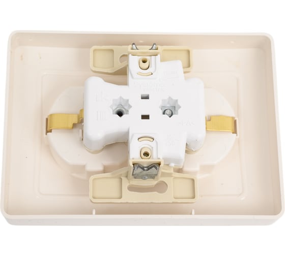 Двойная розетка Systeme Electric BLANCA с заземлением, без шторок, МОЛОЧНЫЙ BLNRS001022