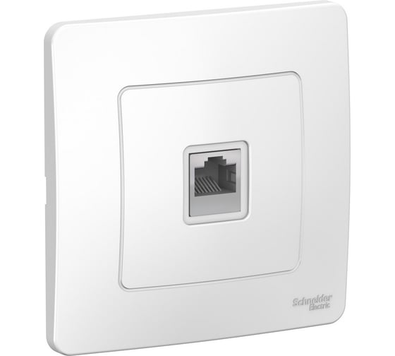 Компьютерная розетка Systeme Electric BLANCA RJ45, категория 5E, БЕЛЫЙ BLNIS045001