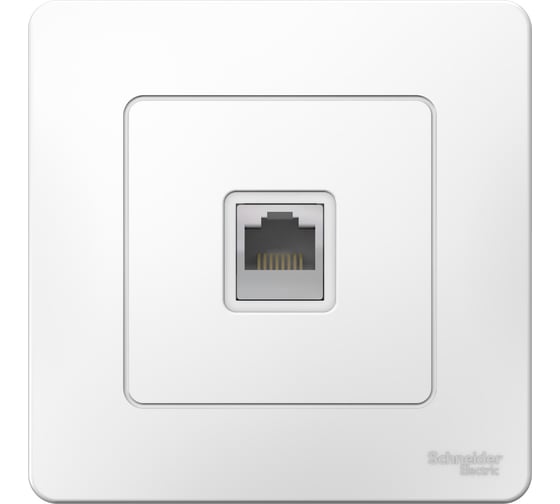 Компьютерная розетка Systeme Electric BLANCA RJ45, категория 5E, БЕЛЫЙ BLNIS045001 1