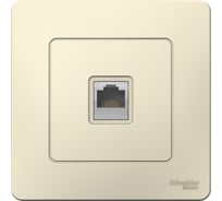 Компьютерная розетка Systeme Electric BLANCA RJ45, категория 5E, МОЛОЧНЫЙ BLNIS045002