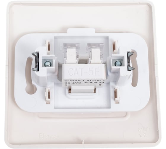 Компьютерная розетка Systeme Electric BLANCA RJ45, категория 5E, МОЛОЧНЫЙ BLNIS045002