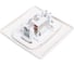 Компьютерная розетка Systeme Electric BLANCA RJ45, категория 5E, МОЛОЧНЫЙ BLNIS045002 6
