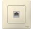 Компьютерная розетка Systeme Electric BLANCA RJ45, категория 5E, МОЛОЧНЫЙ BLNIS045002 1