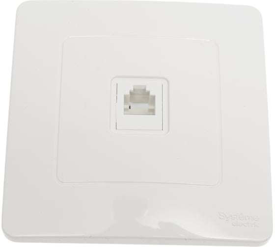 Телефонная розетка Systeme Electric BLANCA RJ11, БЕЛЫЙ BLNIS011001