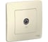 Коннектор ТВ Systeme Electric BLANCA МОЛОЧНЫЙ BLNTS000012 1