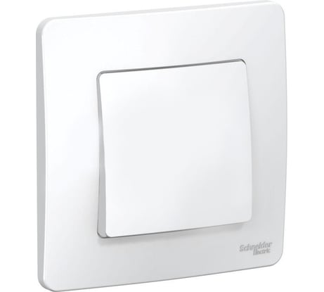 1-клавишный переключатель Systeme Electric (Schneider Electric) BLANCA С/У cх.6, 10А, 250B, БЕЛЫЙ BLNVS010601
