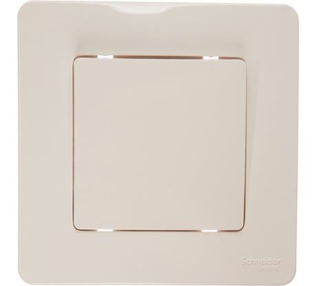 1-клавишный переключатель Systeme Electric BLANCA 10А, 250B, МОЛОЧНЫЙ BLNVS010602