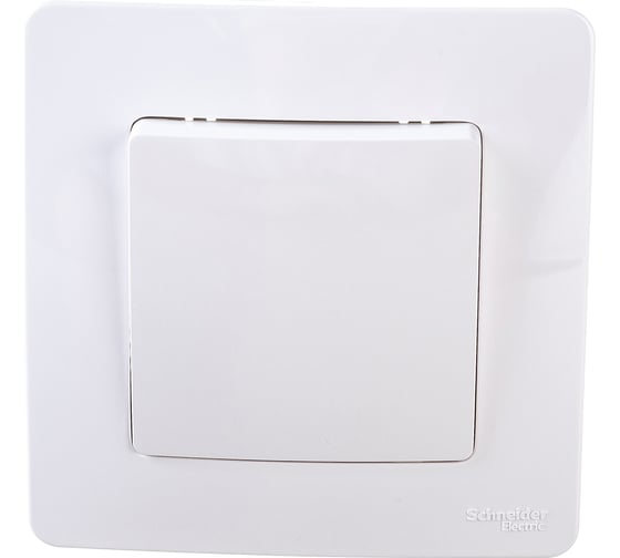 1-клавишный выключатель Systeme Electric BLANCA 10А, 250B, БЕЛЫЙ BLNVS010101
