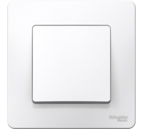 1-клавишный выключатель Systeme Electric (Schneider Electric) BLANCA С/У cх.1, 6А, 250B, белый BLNVS006101