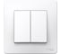 2-клавишный выключатель Systeme Electric (Schneider Electric) BLANCA С/У, 6А, 250В, БЕЛЫЙ BLNVS006501 3