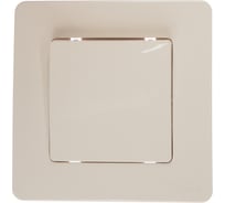 1-клавишный выключатель Systeme Electric BLANCA 10А, 250B, МОЛОЧНЫЙ BLNVS010102