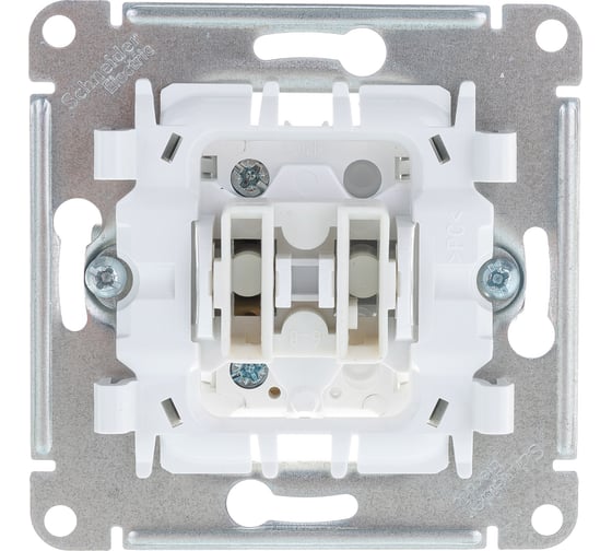 1-клавишный выключатель Systeme Electric GLOSSA 10АХ, АЛЮМИНИЙ GSL000311