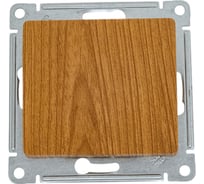 1-клавишный выключатель Systeme Electric GLOSSA 10АХ, ДЕРЕВО ДУБ GSL000511