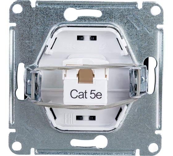 Компьютерная розетка Systeme Electric GLOSSA RJ45 категория 5E АНТРАЦИТ GSL000781K