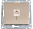 Телефонная розетка Systeme Electric GLOSSA RJ11, ТИТАН GSL000481T 1