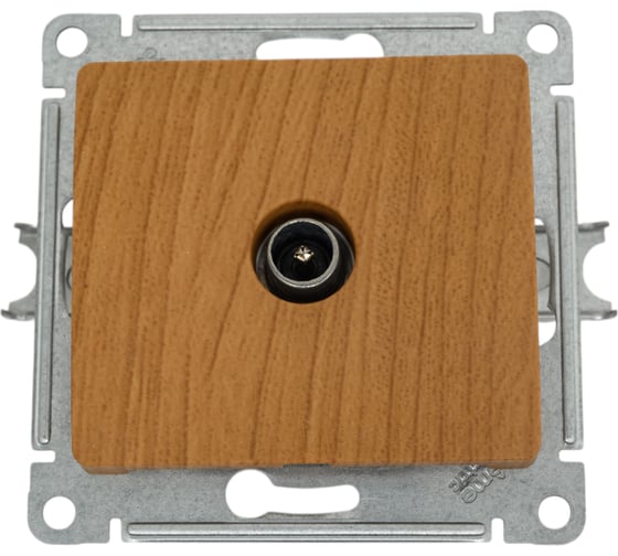 Оконечная розетка TV Systeme Electric GLOSSA 1DB, ДЕРЕВО ДУБ GSL000591