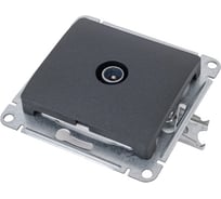 Оконечная розетка TV Systeme Electric GLOSSA 1DB, АНТРАЦИТ GSL000791