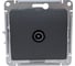 Оконечная розетка TV Systeme Electric GLOSSA 1DB, АНТРАЦИТ GSL000791 4
