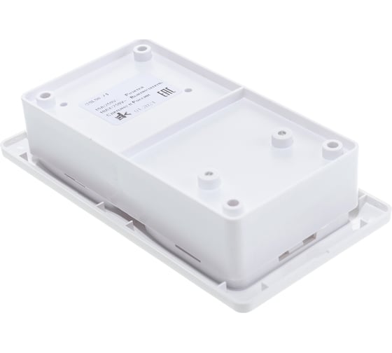 Блок розетка с заземлением со шторками + 2 клавишный выключатель Systeme Electric GLOSSA БЕЛЫЙ GSL000174
