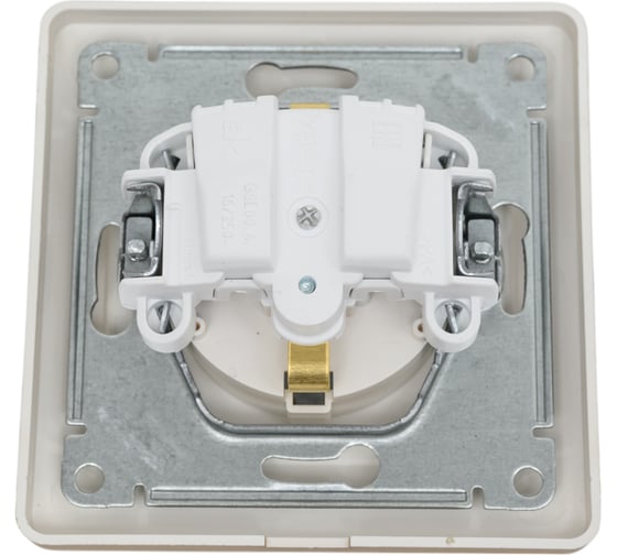 Розетка Systeme Electric GLOSSA с заземлением, со шторками, с крышкой, 16А, IP44, ТИТАН GSL000448