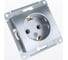 Розетка Systeme Electric (Schneider Electric) GLOSSA с заземлением, 16А, алюминий GSL000343 2