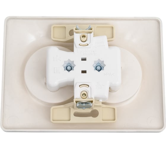 Двойная розетка Systeme Electric GLOSSA без заземления, 16А, АЛЮМИНИЙ GSL000320