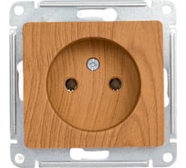 Розетка Systeme Electric GLOSSA без заземления, 16А, ДЕРЕВО ДУБ GSL000541