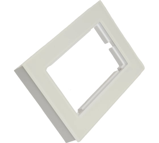 Рамка STEKKER GFR00-7012-01М 2-местная (без перемычки), стекло, серия Катрин 49599