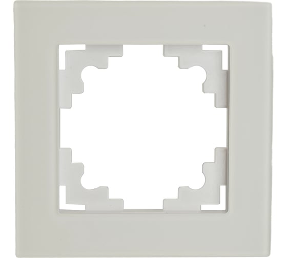 Рамка 1-местная STEKKER стекло, серия Катрин, GFR00-7001-01M, белый матовы 49594