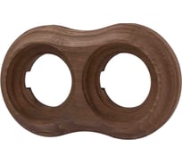 Рамка Bironi 2 постовая Пиластро, накладной монтаж, дерево, цвет Винтаж BF9-620-18