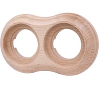 Рамка Bironi 2 постовая Пиластро, накладной монтаж, дерево, цвет Натурель BF9-620-10