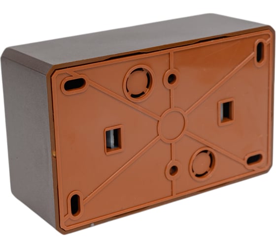 Розетка Vesta Electric Vesta-Electric Mega Choco двойная с заземлением FRZ00070072TKR