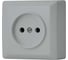 Розетка Metronex Electric Mega Silver одинарная без заземления FRZ00010105SRM 1