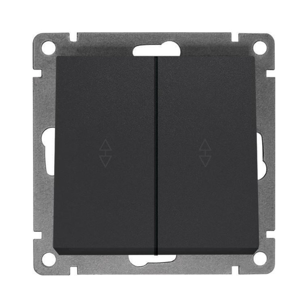 Проходной двухклавишный выключатель UNIVersal серия "Афина ", скрытой ...