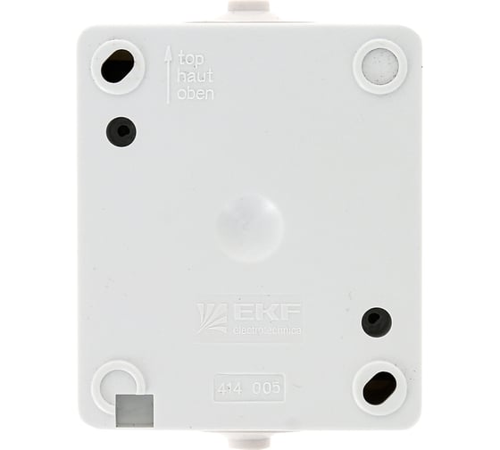 Кнопочный выключатель EKF Венеция 10А, IP54, белый SQEVV10-045-10-54