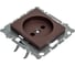 Розетка Metronex Electric Roma Choco одинарная без заземления без рамки FRZ00070035TKR 3