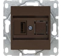 Розетка Metronex Electric Рим Шоколад для USB без рамки FRZ00070044TKR