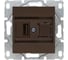 Розетка Metronex Electric Рим Шоколад для USB без рамки FRZ00070044TKR 1