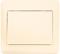 1-клавишный выключатель EKF София 10А, бежевый, Simple SQELV10-021-20