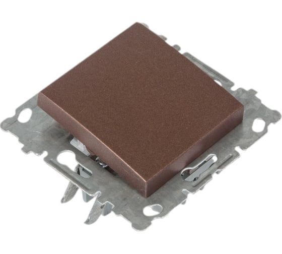 Выключатель Vesta Electric Roma CHOCO одноклавишный без рамки FVK050322TKR