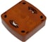 Розетка Lezard DEMET с заземлением, махагон 711-0500-122 4