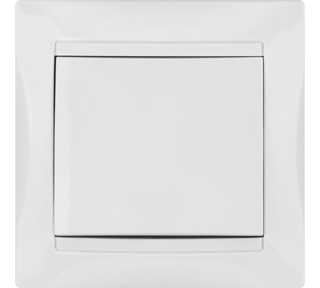 1-клавишный выключатель TDM ELECTRIC "Лама", 10А, белый SQ1815-0001