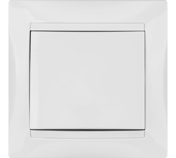 1-клавишный выключатель TDM ELECTRIC "Лама", 10А, белый SQ1815-0001