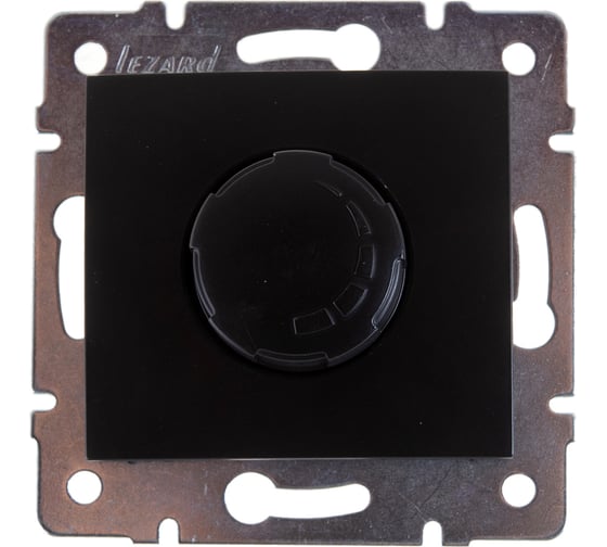 Диммер Lezard KARINA 1000W чёрный бархат 707-4288-157