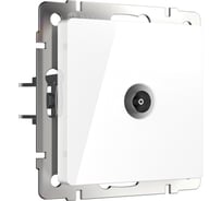 ТВ-розетка проходная WERKEL (белый) a051116